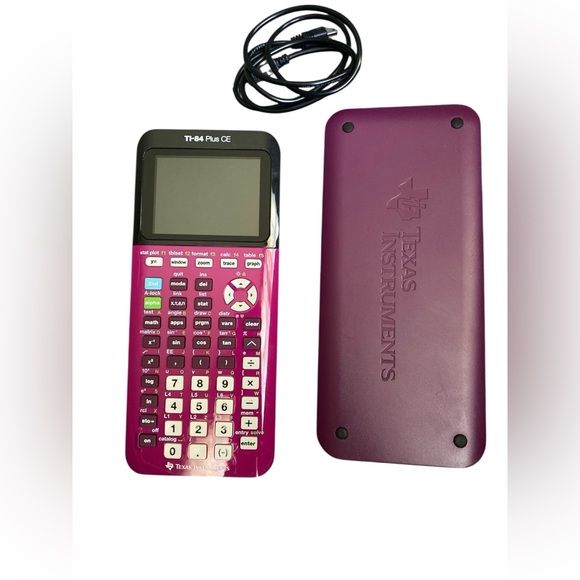 Texas Instruments® TI-84 Plus CE Color Graphing Calculator pink/plum - Picture 5 of 7